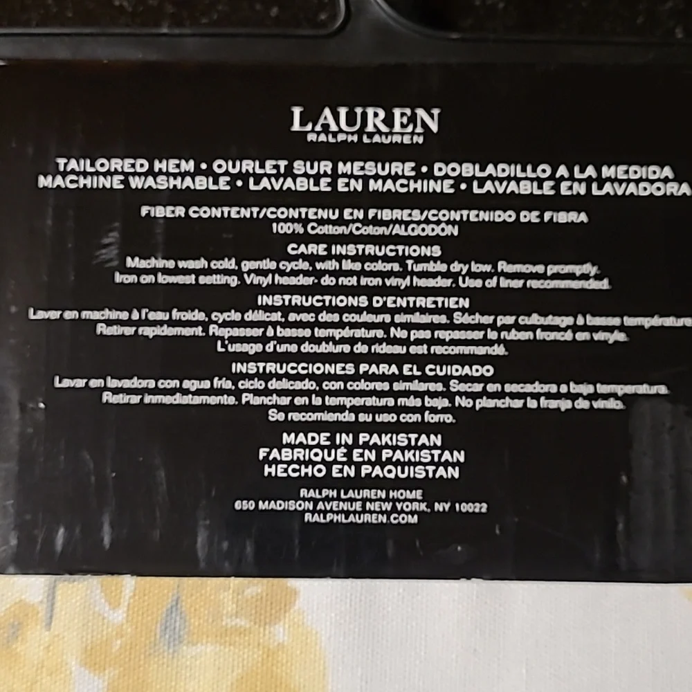 Ralph Lauren Shower Curtain